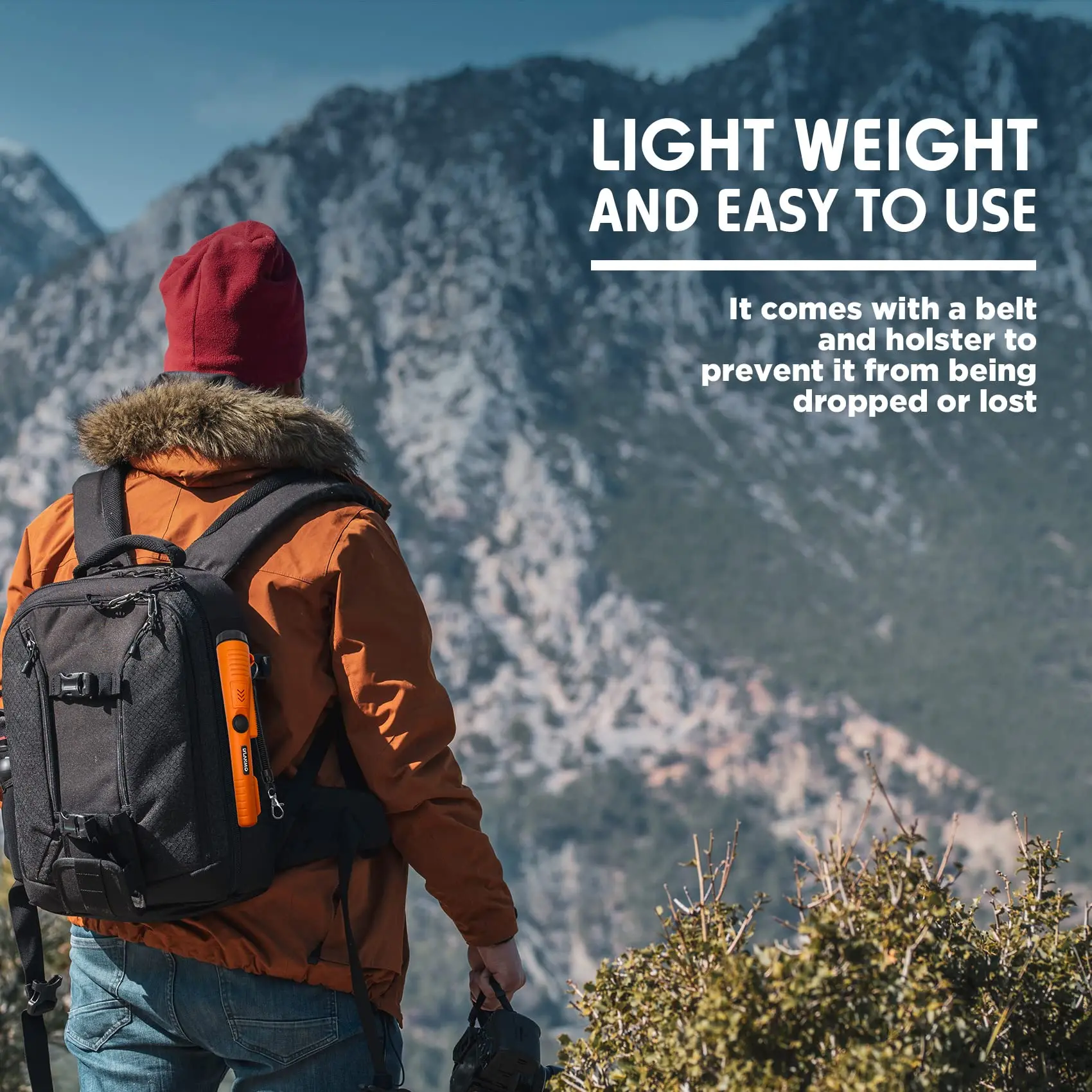 Small Portable All-Waterproof All-Terrain Long-Range Metal Detector Gold And Silver Detector Stick