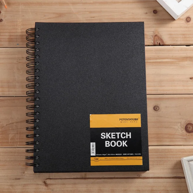 Hardcover Sketch book, Heavy Weight Drawing Paper Notebooks for Ink, Pencil