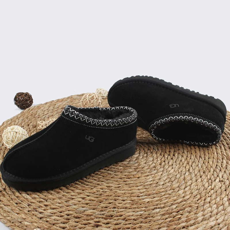 New Retro Ankle Snow boots for women in winter new fashion toe-toe slippers platform thick-soled warm cotton shoes for women