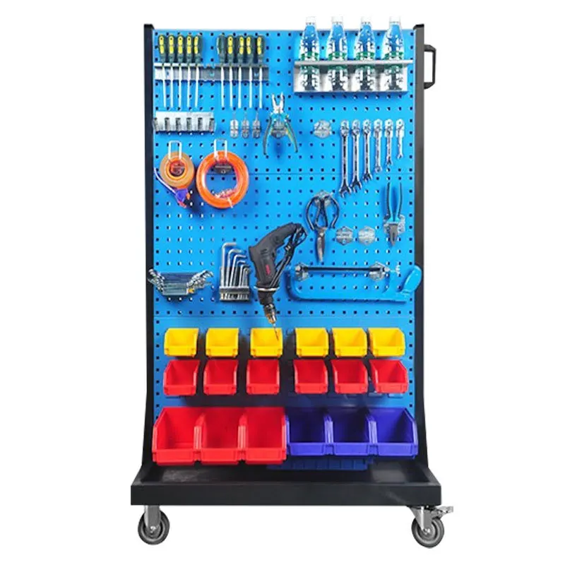 Factory Customize Supermarket Display Hanging Pegboard Hook Pegboard Parts Hardware Tools Display Rack Display Stand Light Duty