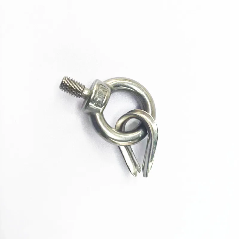 M8 M10 M12 stainless steel ring 304 eye lifting nuts and eye screws for equipment hanging