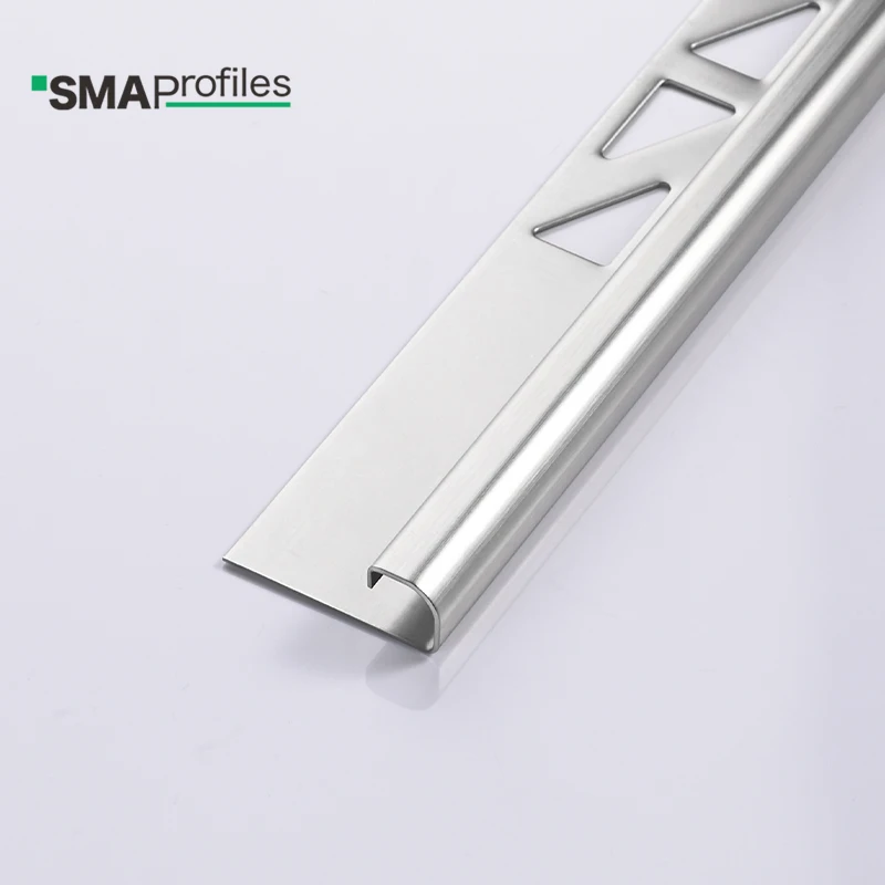 SMAProfiles Customized Ceramic Tile Corner Trim Protection Metal Corner Edge Round Shape Stainless Steel Profile Tile Trim