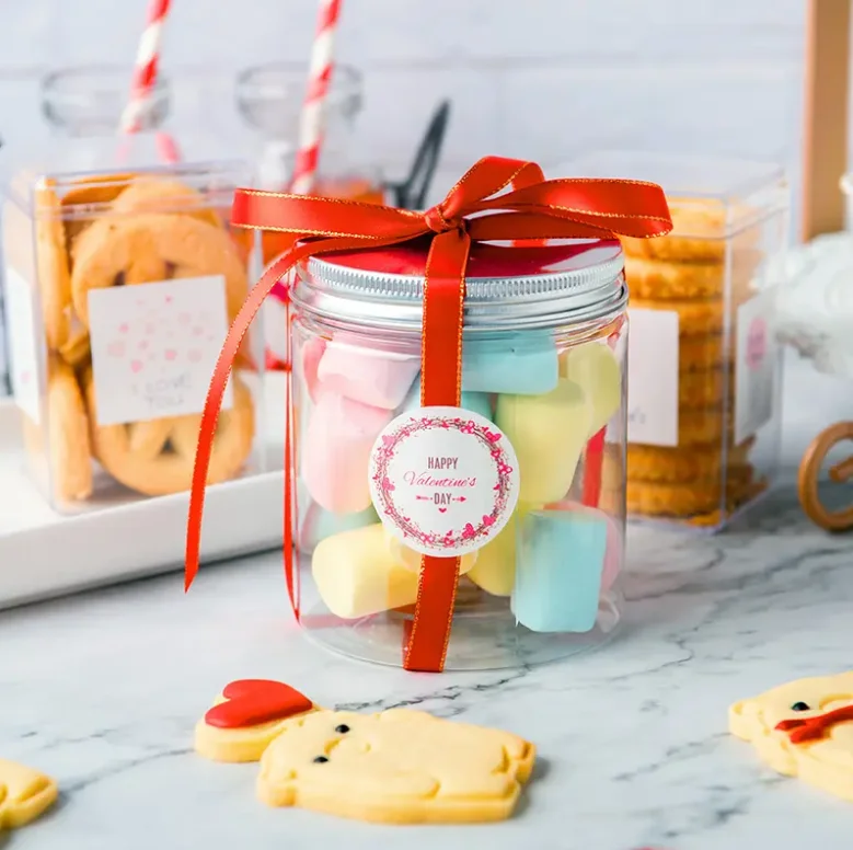 Minsda Custom Brand Gold Foil Stamping Candy Biscuits Jar Sweet Bag Label Snack  Sticker Label