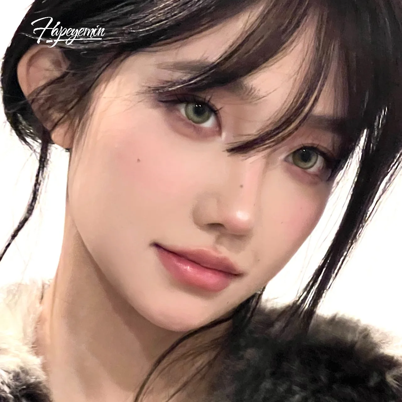 Hapeyemin  contact lenses 1 year new arrival natural eye effect Green Contact Lens private label contact lens