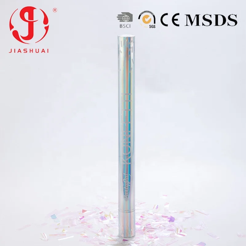 Factory Price Rose Gold Party Popper Eco-friendly Wedding Confetti Cannon Custom Colors