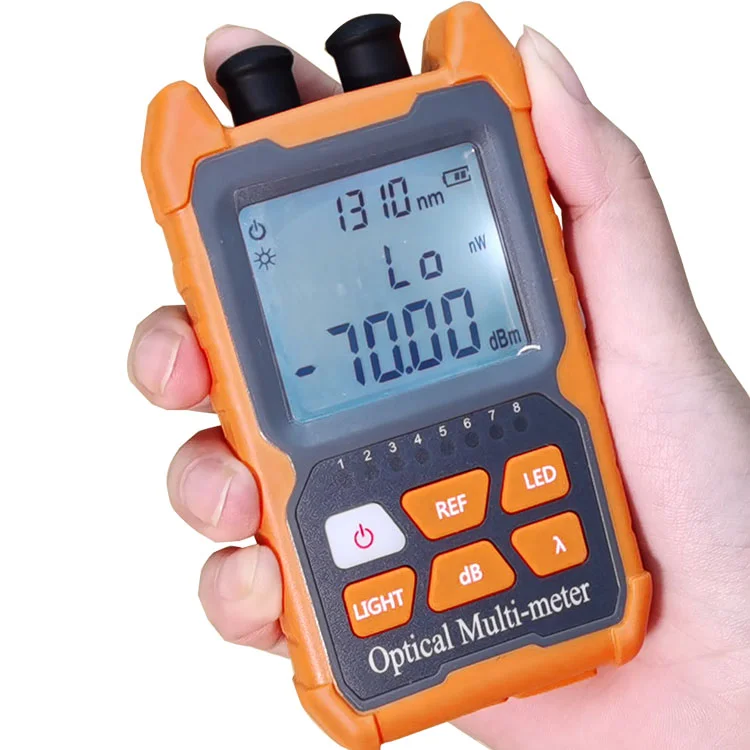 portable  VFL 1mw, 10mw, 15mw customize FTTH  FTTX Cable Test   3 IN 1  optical  tester multimeter 5KM standard /15km option