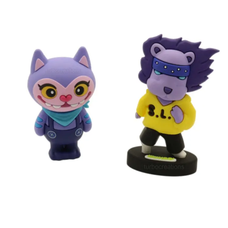 Unisex PVC Action Figure Toy Good Silicone Blind Box Cartoon Doll Custom Featuring Animal Anime Character Perfect Gift Gift Box