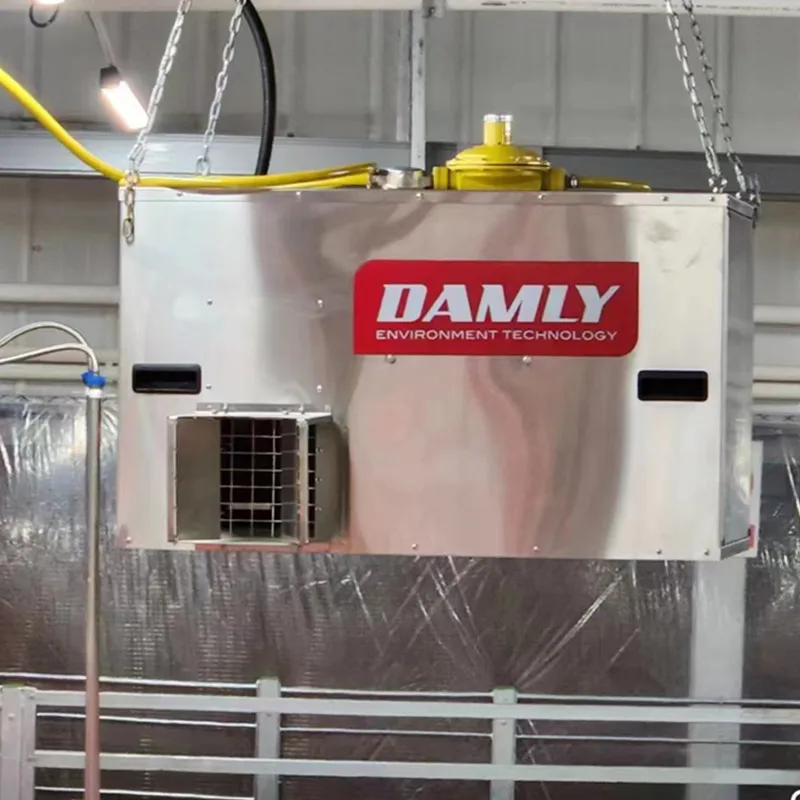 DAMLY Thermostatic Control Direct Fired Chicken House Air Heater for Poultry Farm