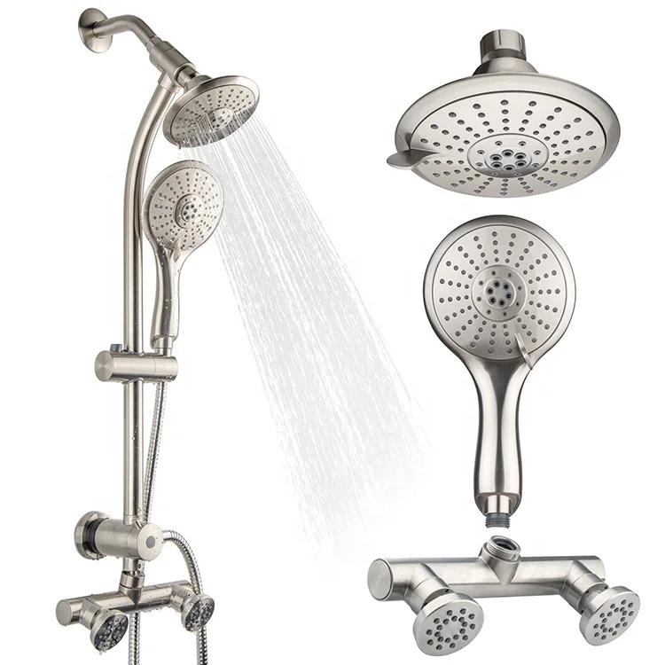 BN Bathroom Shower Trim Kits with Slding bar With Lateral Jet Head