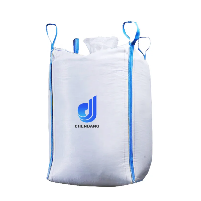 
PP plastic 1000kg FIBC jumbo bags 1 ton bigbag for feed seed wood chips pellet fertilizer 