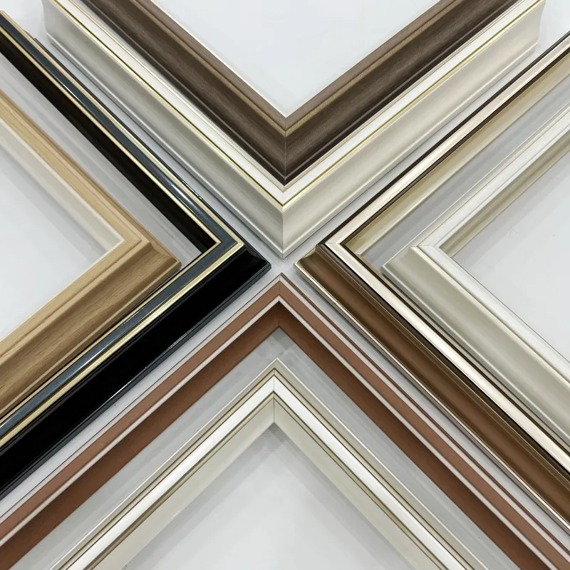 New Retro Ps Foam Lines Photo Frame Decorative Oil Painting Frames Studio Mirror Decorative Frame Strips
