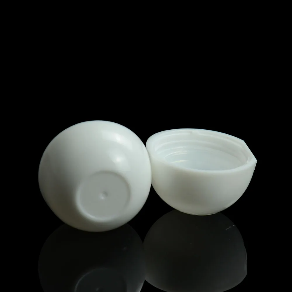 10ml plastic mini lip balm packaging egg shape empty deodorant bottle cute plastic lip balm ball container