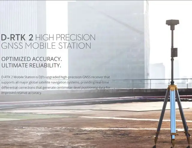 D-RTK 2 GPS Positioning High Precision Data 16G GNSS Mobile Station Matrice for Agriculture Drone MG-1P Phantom 4 RTK