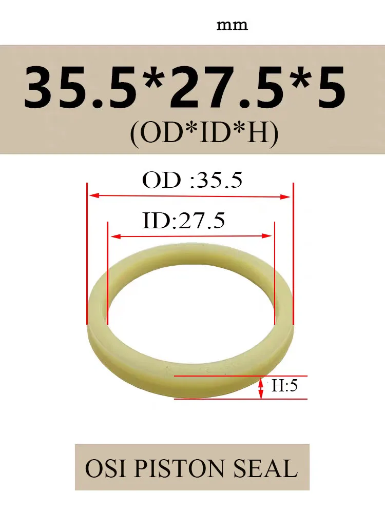 Japan Genuine Original hydraulic Type piston seal OSI 35 40 60 70 80 90 100 120 50 200 270*9 oil seal rubber seals