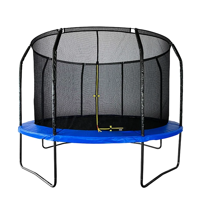 14FT Round Backyard Trampoline with Safety Enclosure Kids Outdoor Sports Jumping Trampoline Bed For Sale