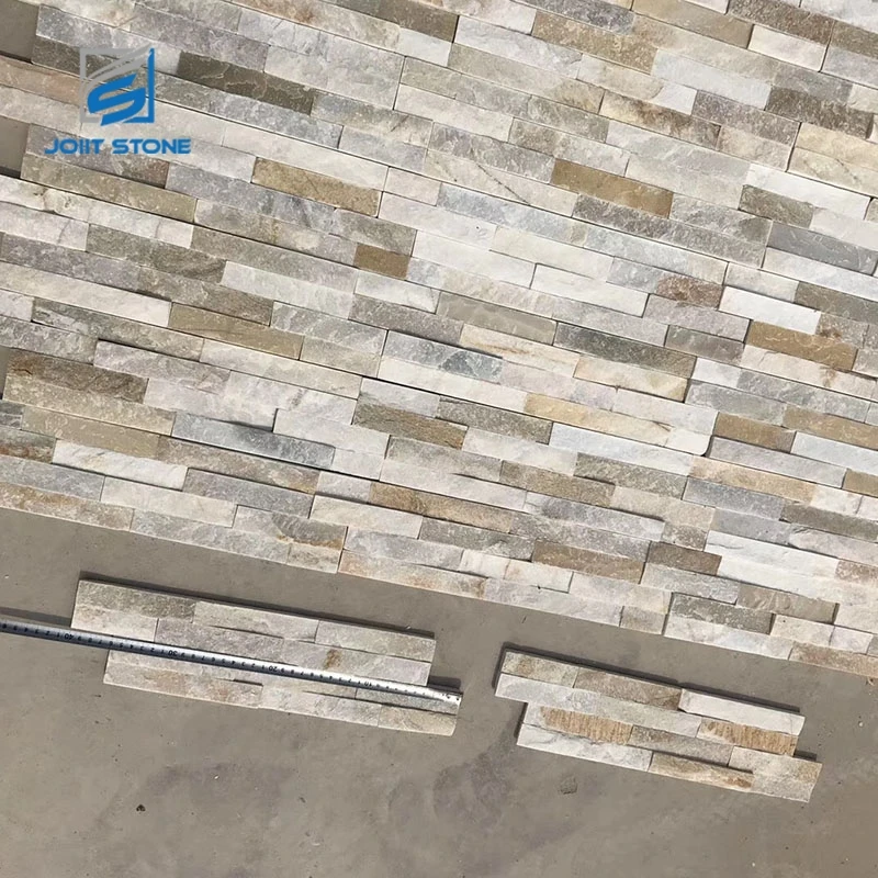 Natural Slate Exterior Culture Stone Brick Veneer For Outdoor Wall