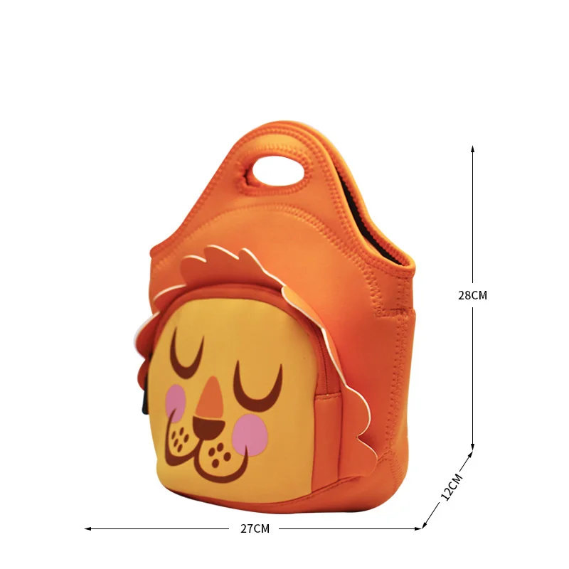 Custom Cute Neoprene Lunch Bag Wholesale High Quality Animal Lunch Cooler Bags For Kids baby bags for mom