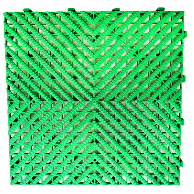 Modern Interlocking Splicing Garage Floor Tiles PP Vinyl PVC Grille Mat Car 4S Shop Outdoor Sports Venue Hotel Washing Mat