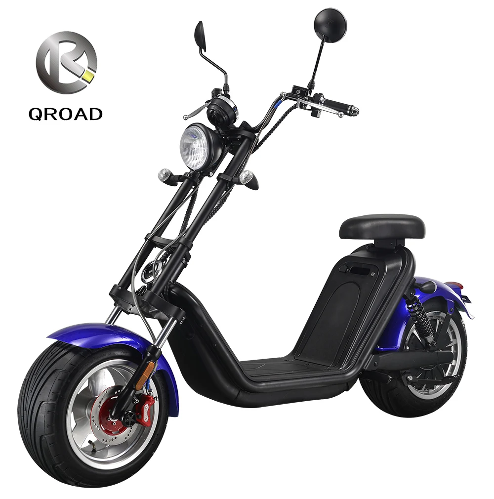 QROAD X4 EEC COC 3000W 2000watt fat tire  2 wheel electric scooter citycoco xecuter sx trottinette electrique