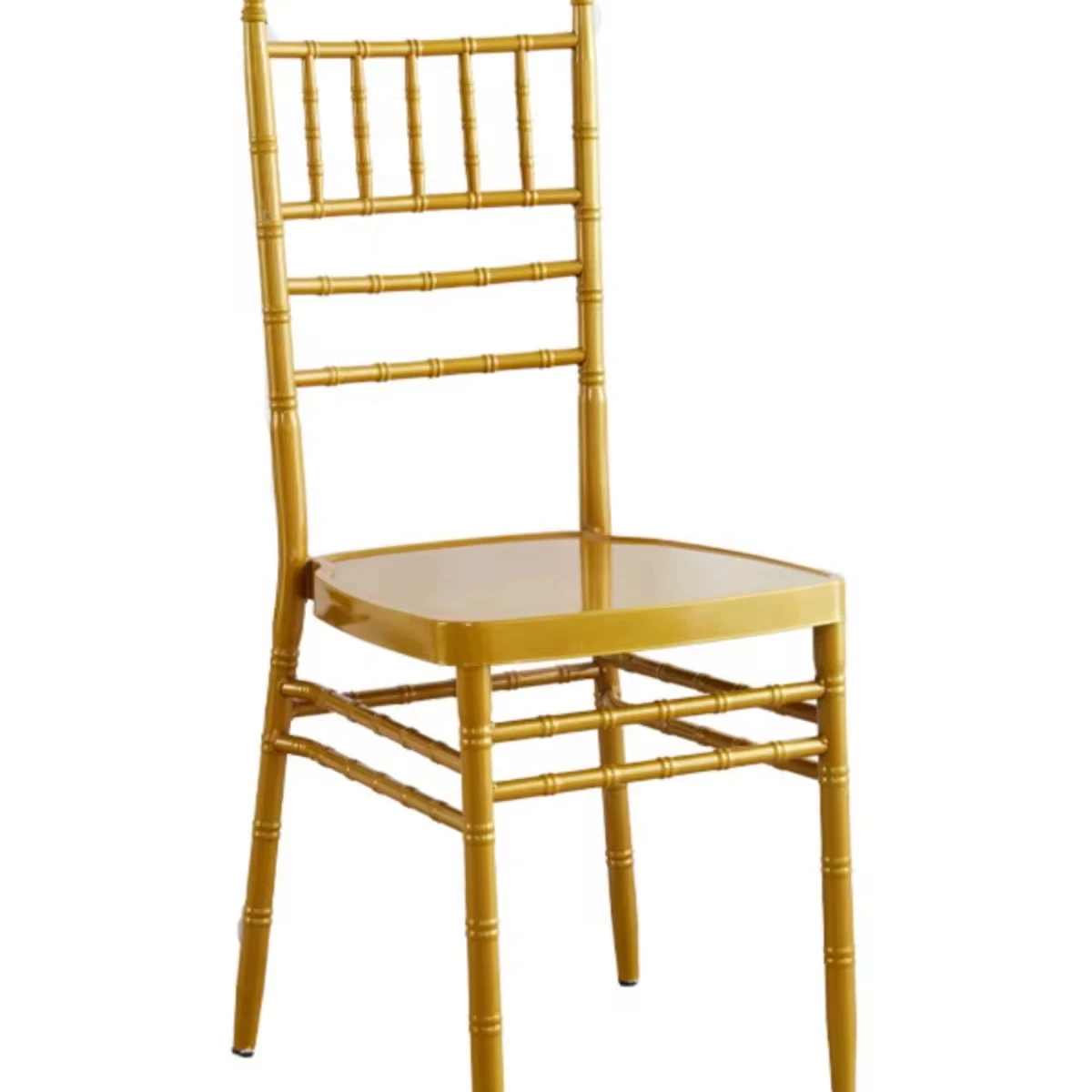 Cheap iron chiavari chair outdoor event wedding tiffany bamboo chair for banquet hotel garden lawn dining chair stackable