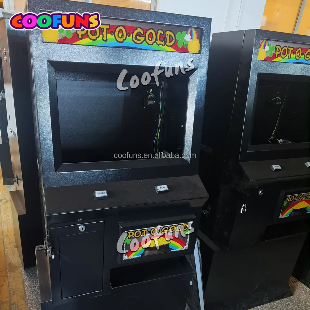 510/595/580 POG игрового автомата 22 дюймов горшок из золотистого металла шкаф с выдвижными полками для продажи