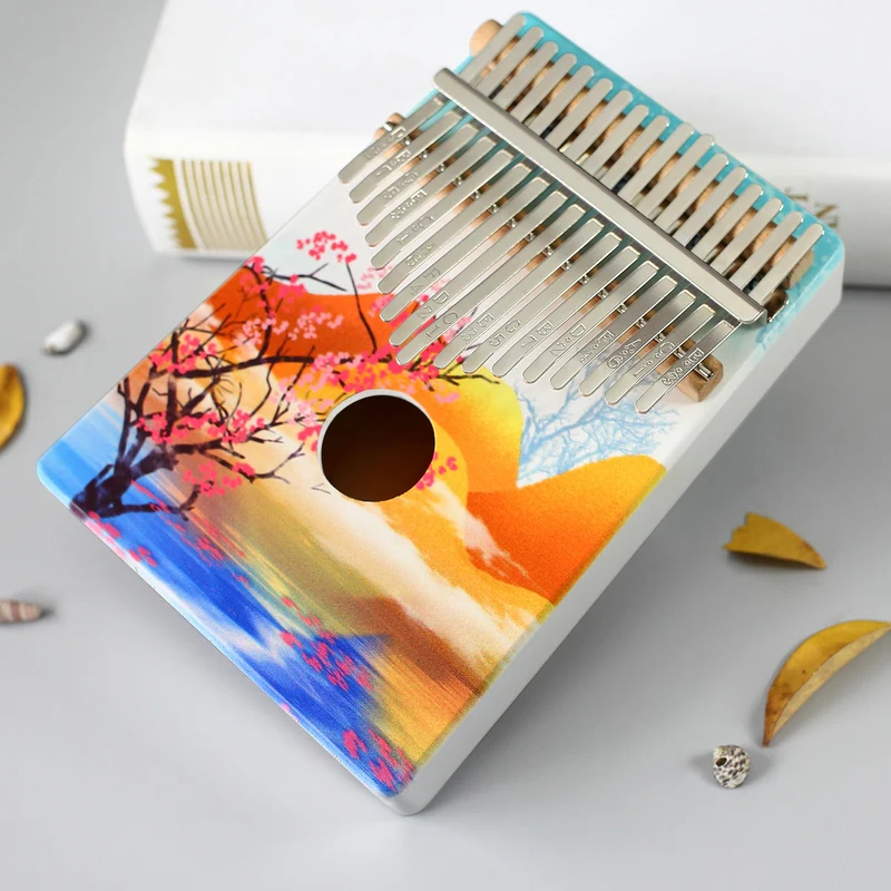 
Factory wholesale musical instruments kalimba 17 keys thumb piano Likembe Beginners 
