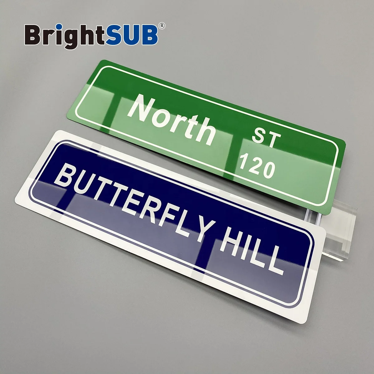 LS-CS001 Sublimation Aluminum Street signs gloss white Sublimation metal road signs photo printing blanks coated metal sheets