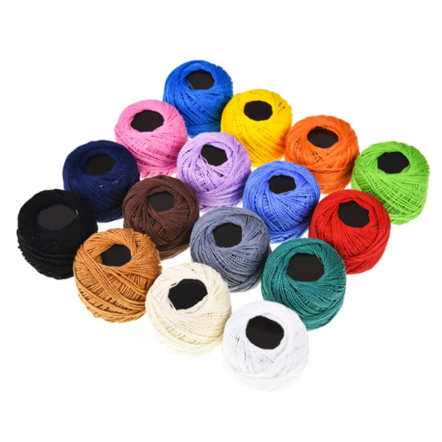 manufacturers wholesale 10g cotton yarn crochet knitting yarn crochet embroidery thread for hand knitting
