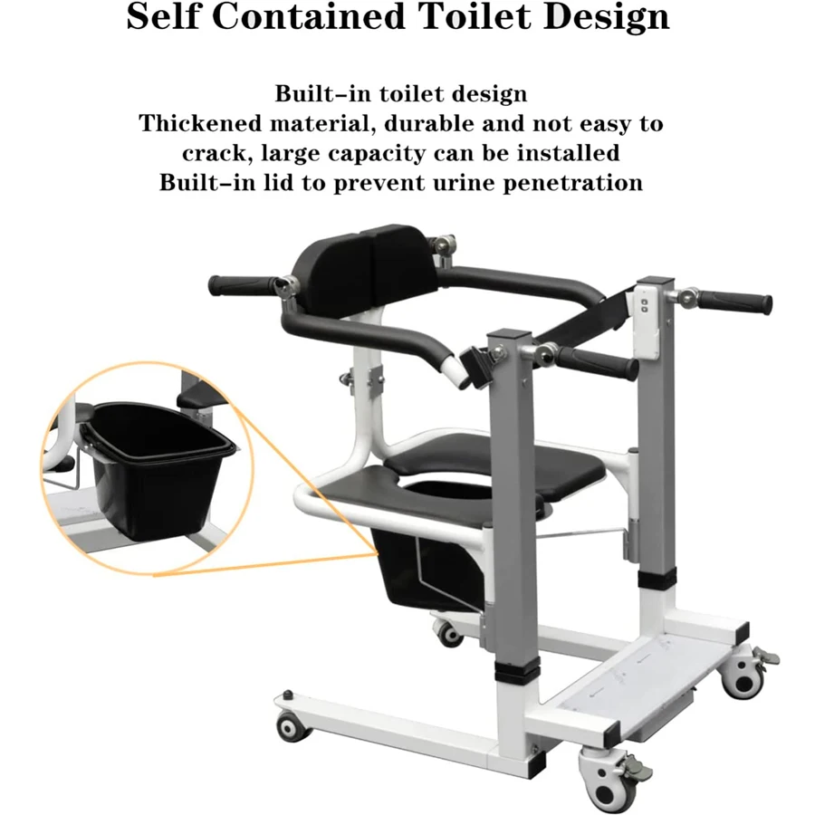 Multifunction Lift Patient Transfer Chair for The Disabled and The Elderly aids for Personal Hygiene and for Bathroom wheelchair