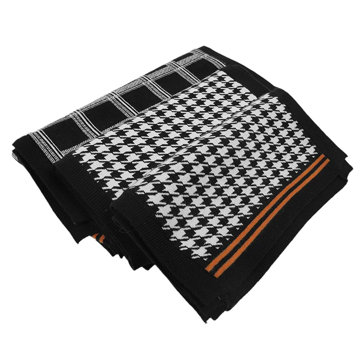 2022 New Style Children Wear Girls Autumn Long Sleeve Sweater  checkered Cool Tops Kids Casual V-neck Knitted Blouse