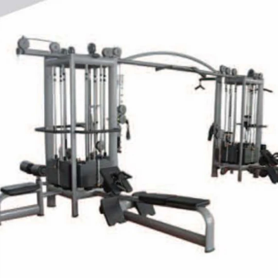 LZX-2053 8 station multi gym equipment for body exercise