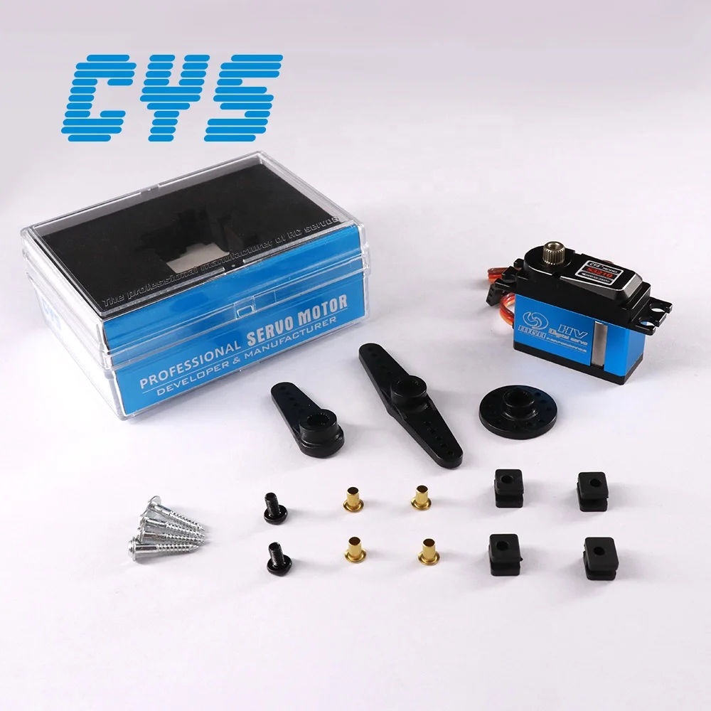 CYS-S3210 43g Low Profile RC Servo for Helicopter & Plane 0.05/0.04s High Speed Coreless for Unisex Robot Use