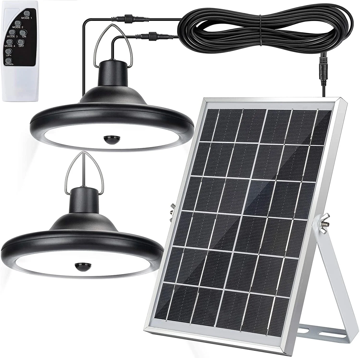 Indoor And Outdoor Lights Powered Lighting System Motion Sensor Remote Control Solar Lamp Lights For Home House Garden