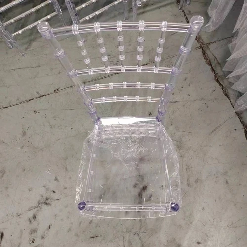Wholesale Stackable Wedding Banquet Hotel Clear Crystal Monoframe Chiavari Chairs for Events