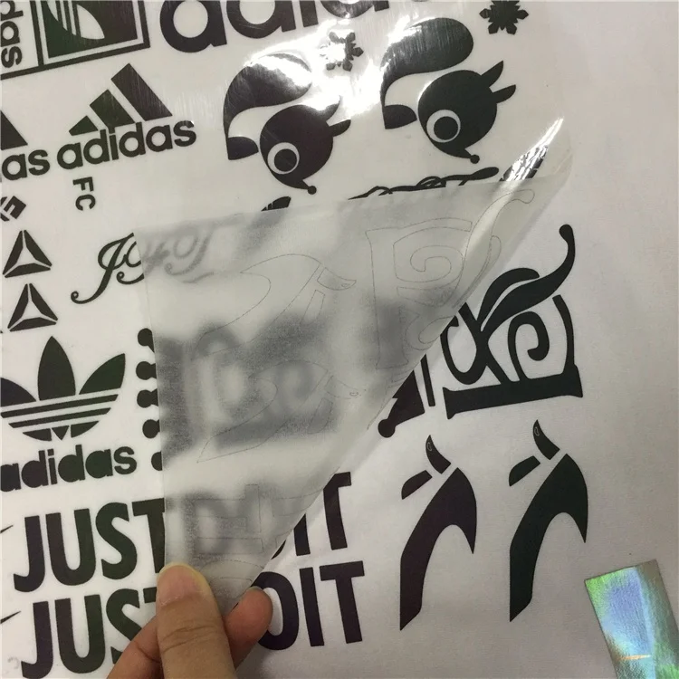 Custom Heat Transfer Rainbow Reflective Sticker for Clothing