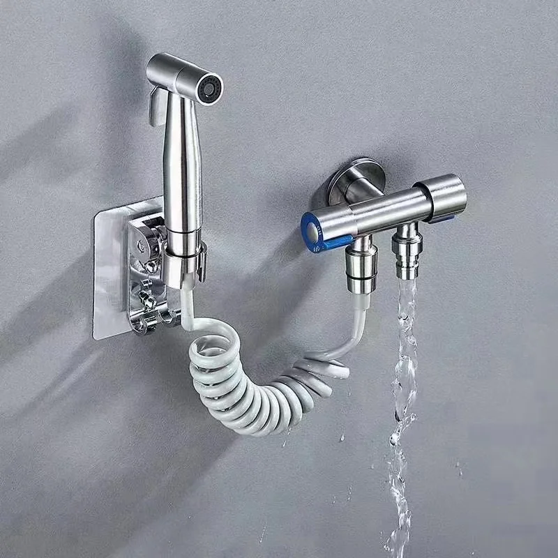 Stainless steel three way angle valve | one into two out Angle Valve