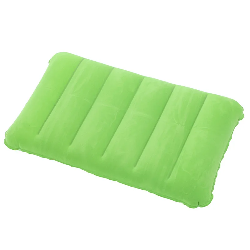 Factory Wholesale Flocked PVC Material Multi Color Cheap Movable Inflatable CUSHION for Outdoor Camping Traveling Office Use
