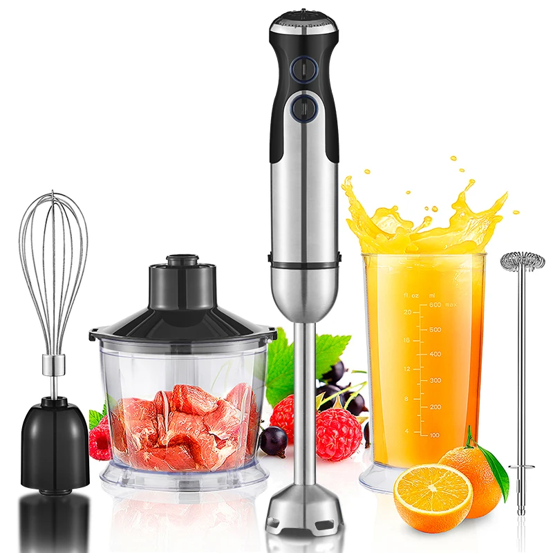 1200w commercial food mixer blender meat chopper and fruit juicer immersion hand stick blender
