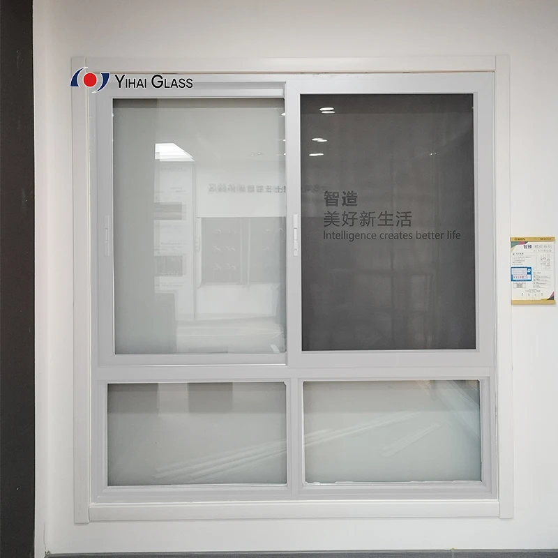 American Custom Insulated UPvc Profile Flat Window Modern Sliding Multifunctional Combination PVC Variable Frequency Shutters
