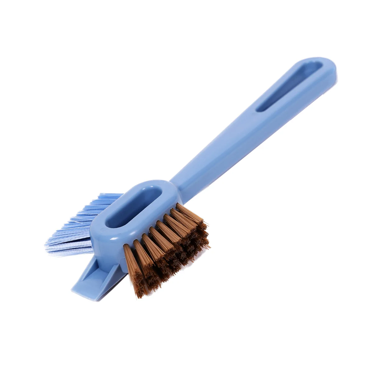 Billy Kitchen Household Cleaning Plastic Double Sides Different Hardness Bristle Dual Corner Brush