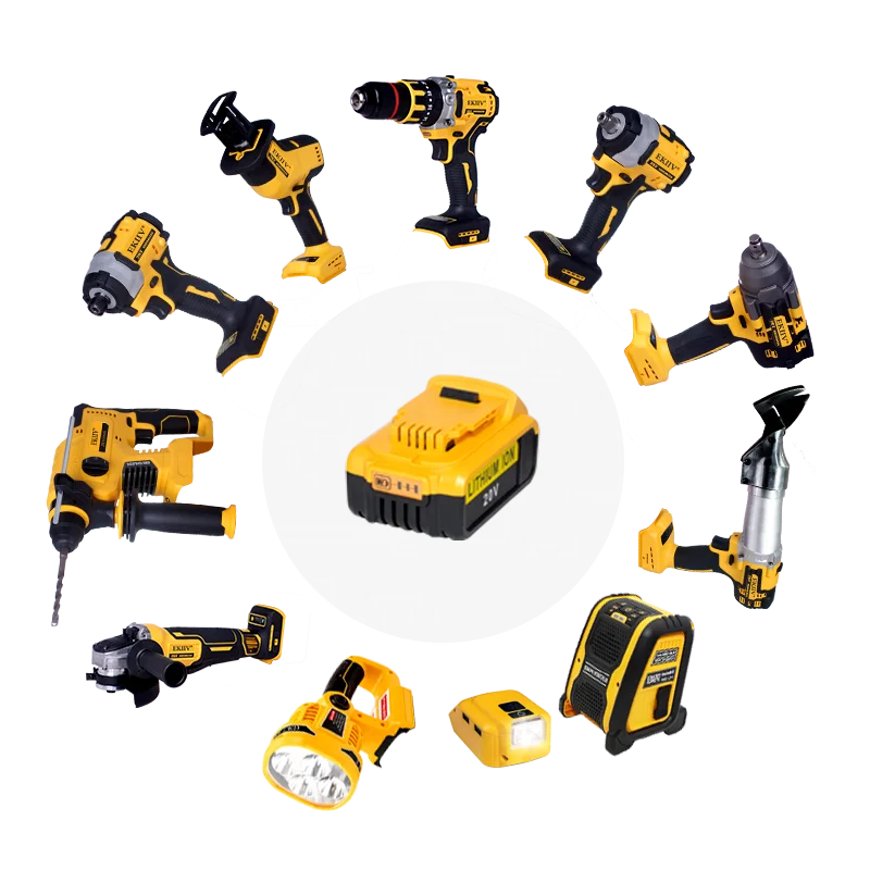 EKIIV 21v 18v drill combo kit machine brush set electric power tools cordless wireless battery rechargeable drill