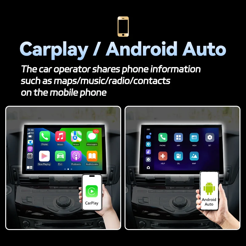 10 25 8-ядерный Android 13 автомобильный DVD-плеер мультимедийный GPS-навигатор для Infiniti M25 2011-2013