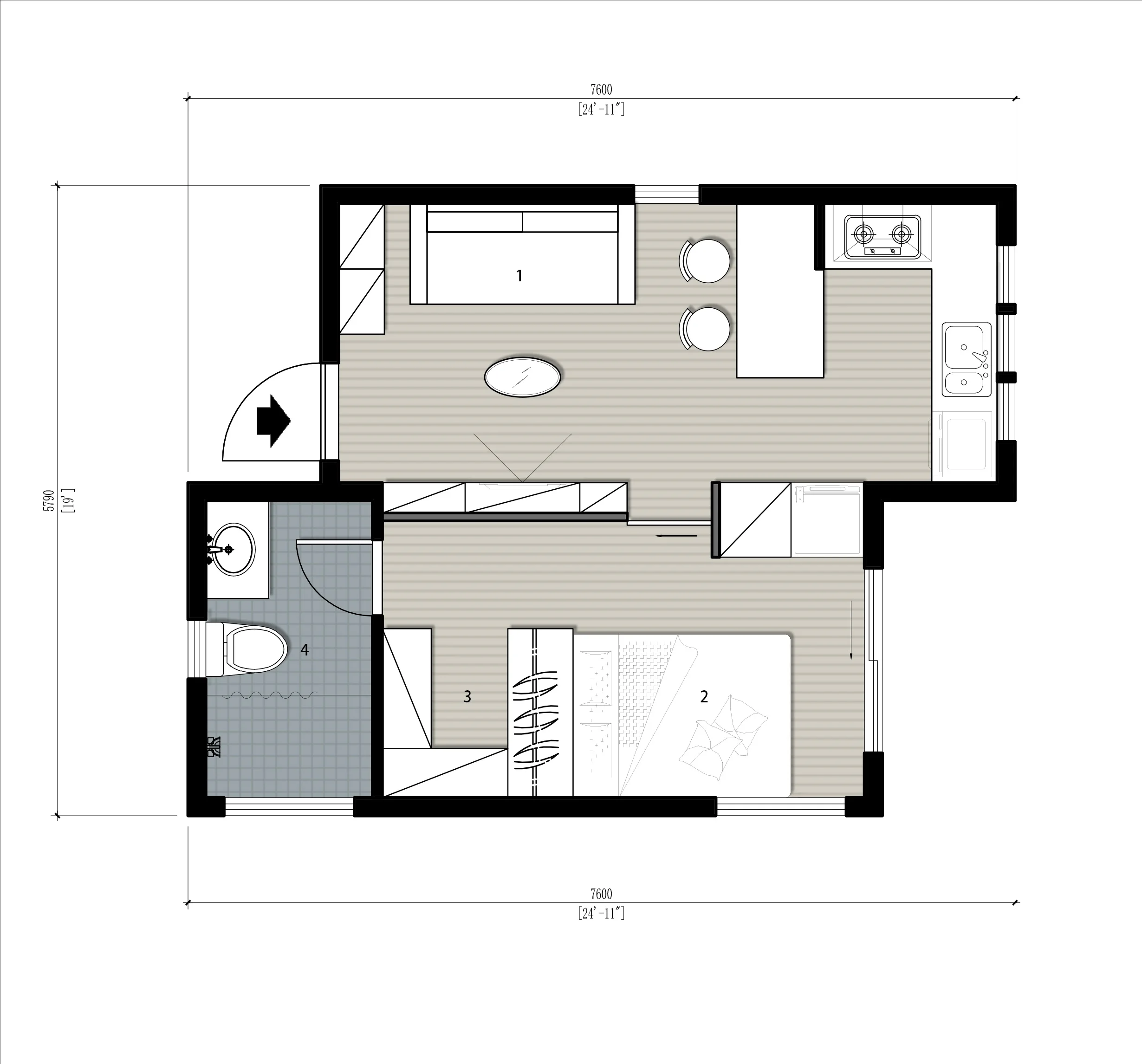 Quacent Prefabbricato крошечный сборный дом 3 спальни двухместная кабина современная быстрая установка дизайн