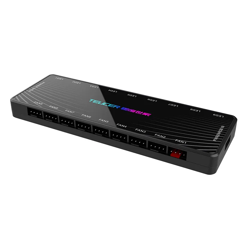 Новый продукт TEUCER 5 В 3 контакта + 4 интерфейс источника питания PWM порт вентилятора ARGB