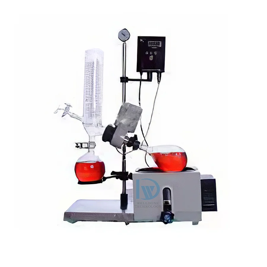 Vertical High Efficiency Integrated Condenser Rotary Vacuum Evaporator
