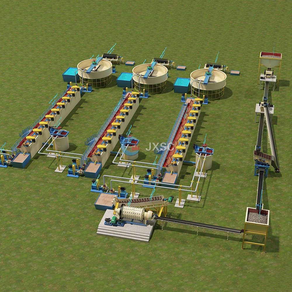 Best Performance Mineral Concerntrator Flotation Separation Lead Zinc Ore Processing Plant Lead Zinc Beneficiation Plant