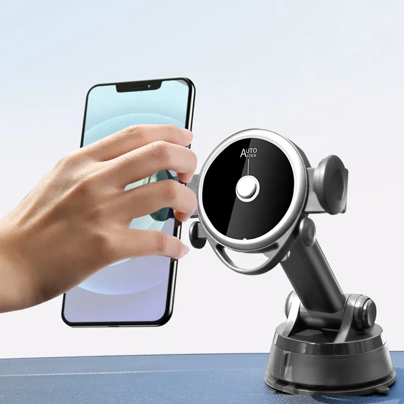 2022 New Car Phone Mount, Washable Strong Sticky Gel Pad Long Arm Telescopic Dashboard Windshield Car Phone Holder