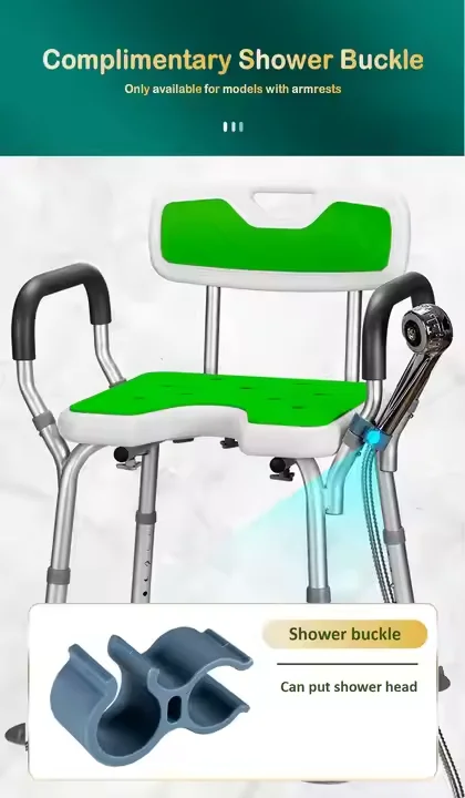 adjustable disabled shower chair for elderly bath chair bathroom safety equipment