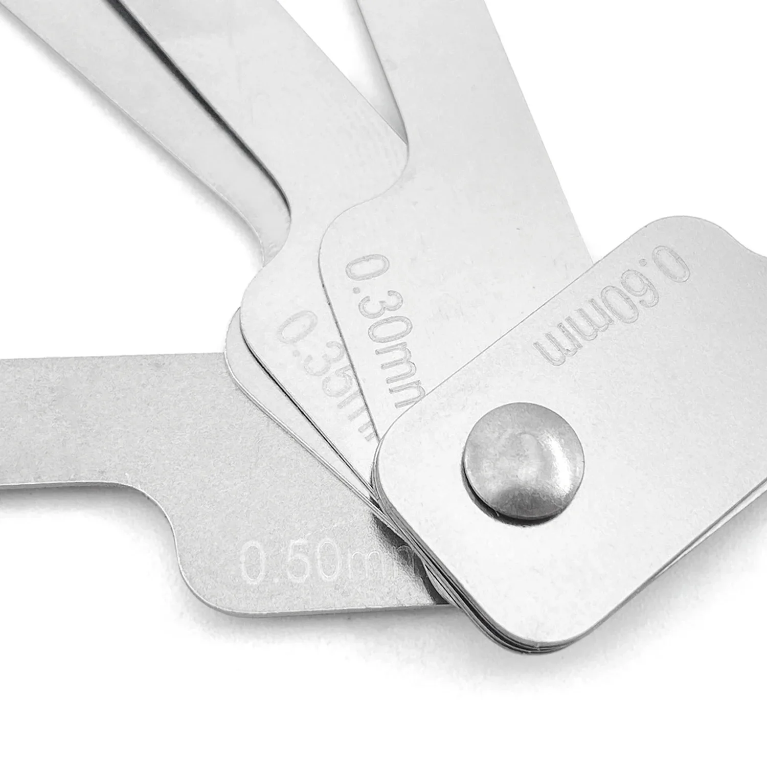 9Pcs/Set Dental Interproximal Reduction Gauge Ruler Tooth Gap Measure Reciprocating stainless Steel Ortho Dental Instrument