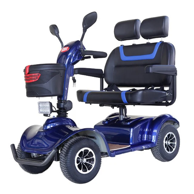 
1000w NEW Model 2 seat mobility electric scooter2 seat 4 wheel mobility electric scooter 